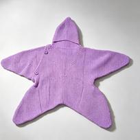 Hooded Design Seal Star Comfort Sleeping Bag Starfish Baby Swaddle  For Boys and Girls