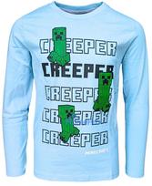 Minecraft Creeper children's long-sleeve shirt, top 9 years