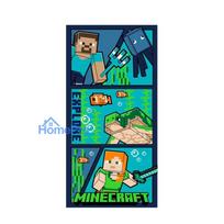 Minecraft Explore bath towel, beach towel 70x140cm (Fast Dry)