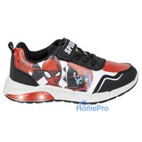 Spiderman Force LED flashing, light-up street shoes 30