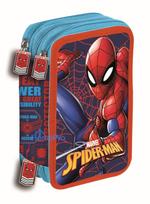 Spiderman Great Power filled 3-tier pencil case
