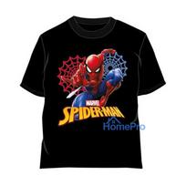 Spiderman Dynamic Hero Black children's short t-shirt, top 4 years / 104 cm