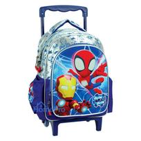 Spiderman Spidey Glow Rolling preschool backpack, bag 30 cm