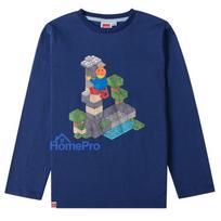 Lego Block Dark Blue children's long sleeve t-shirt, top 5 years / 110 cm