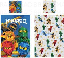 Lego Ninjago Sanctuary children's kindergarten bedding set 100×135 cm, 40×60 cm