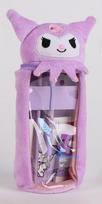 Hello Kitty Kuromi plush filled pencil case