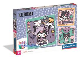 Hello Kitty Kuromi 3x48 pcs puzzle Clementoni