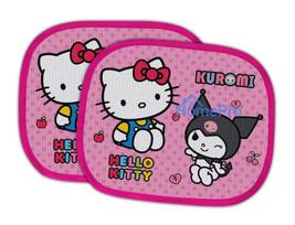 Hello Kitty Kuromi sunshade for window, set of 2