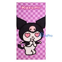 Hello Kitty Kuromi Heart bath towel, beach towel 70x140cm (Fast Dry)