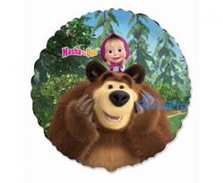 Masha and the Bear Happy foil balloon 46 cm