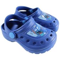 Disney Lilo and Stitch Blue Smile children's clog, sizes 22-32