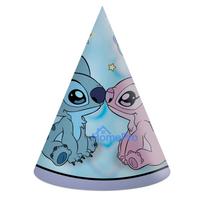 Disney Lilo and Stitch Angel Cute party hat, chako 6 pcs