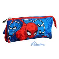 Superman Comic Spiderman Action 3-compartment pencil case 23 cm