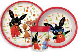 Bing Happy Carrots non-slip dinner set, micro plastic set