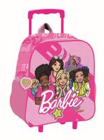 Barbie Dream Squad 3D rolling backpack for preschool, bag 32 cm