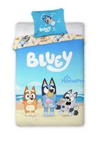 Bluey Beach Day children's bedding set 100x135cm, 40x60 cm
