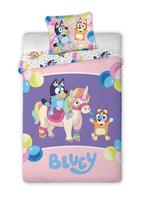 Bluey Magical Party children's bedding set 100x135cm, 40x60 cm