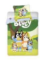 Bluey Family Snuggle bedding set 140x200cm, 70x90 cm