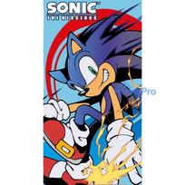 Sonic the Hedgehog Electric Speed bath towel, beach towel 70x140cm (Fast Dry)