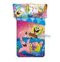 SpongeBob Splash children's kindergarten bedding set 100×135cm, 40×60 cm