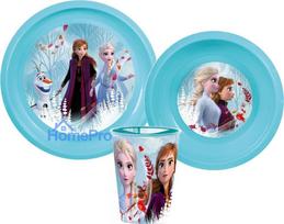 Disney Frozen Blue Forest tableware set, plastic set