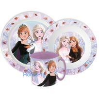 Disney Frozen Autumn Leaves dinner set, micro plastic set with mug 390 ml