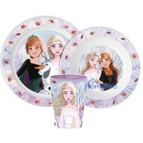 Disney Frozen Autumn Leaves dinnerware set, micro plastic set, with cup 260 ml