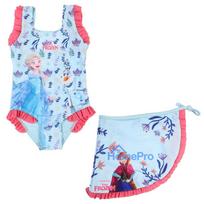 Disney Frozen Frolic children's swimsuit and sarong set 3 - 4 years / 98 - 104 cm