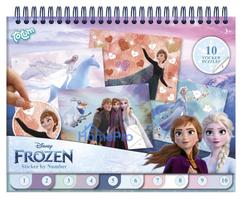 Disney Frozen Destiny puzzle sticker and coloring set