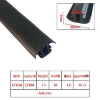 Rubber Sealing Strip 5M for Solar PV Panel Installation Weatherproof Window Door EPDM Seal Gasket Strong Adhesive Heat Resistant