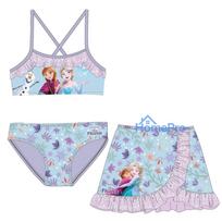 Disney Frozen Frolic children's bikini and skirt set 3-8 years old