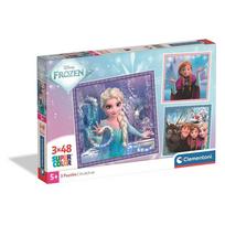 Disney Frozen 3x48 pieces puzzle Clementoni