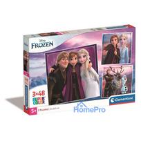 Disney Frozen Leaf 3x48 pieces puzzle Clementoni
