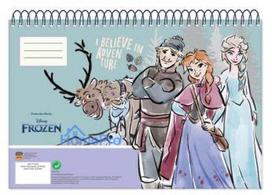 Disney Frozen Adventure A4 spiral sketchbook 30 sheets
