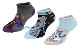 Disney Frozen Mythic kids' no-show socks 31/34