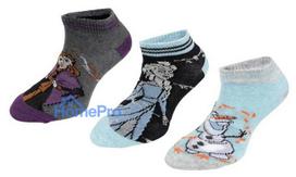 Disney Frozen Mythic children's no-show socks 27/30