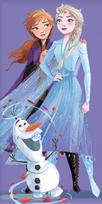 Disney Frozen Purple bath towel, beach towel 70x140 cm