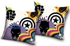 Avengers Symbol Marvel Velour Cushion Cover 40x40 cm
