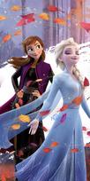 Disney Frozen Leaves bath towel, beach towel 70x140cm
