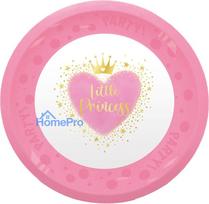 Princess Little Princess micro premium plastic dinner plate 4-piece set 21 cm