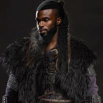 Men's Viking Warrior Fur Collar Cape Shawl Medieval Faux Fur Halloween Costume Fur Performance Costume black
