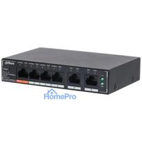 Switch, DAHUA, DH-SG4006P, Type L2, PoE ports 4, 60 Watts, SG4006P