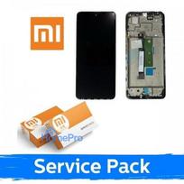 Screen for Xiaomi Poco X4 GT 5G (2022) black with frame (Service Pack)