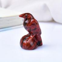 Obsidianas, 1 vnt., Raudonasis sezamo akmuo