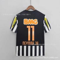 2012/13 Santos FC Home Jersey 11 Neymar Retro Short Sleeve Football Shirt Men Women M