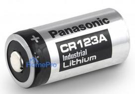 CR123A baterijas Panasonic Industrial 1550mAh litija bez iepakojuma 1gb.