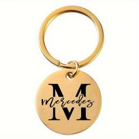 Raktų pakabukas,  Auksinis