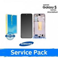 Screen for Samsung S916 S23 Plus with frame / Green / (Service Pack)