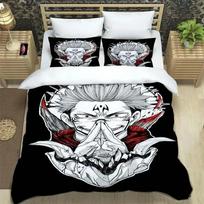 Jujutsu Kaisen Duvet Cover pillowcase Bedding Bedroom Decoration Children Gift adult Single Double bed Large SizeZip Duvet Cover 70x140cm