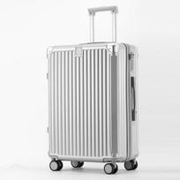 Aluminum Frame Suitcase: 20  Carry-on & 28  Large Trolley | Custom Logo, OEM 24-inch Multifunction Lock Box